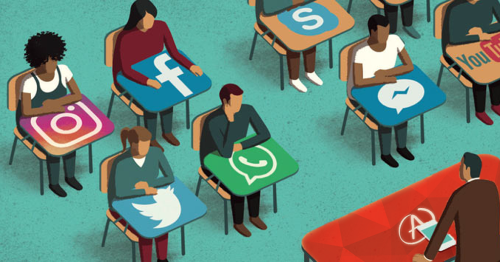 Social media helping students study